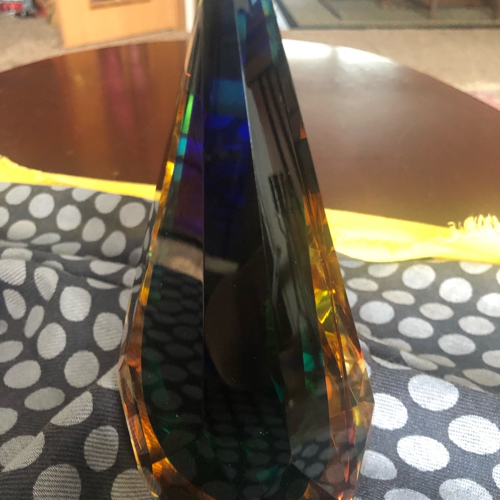 HP 4/23!π₯Murano Sommerso teardrop sculpture - Picture 7 of 8